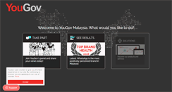 Desktop Screenshot of my.yougov.com